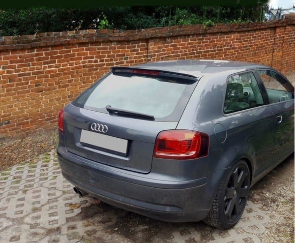 MAXTON DESIGN - Predlženie spoilera  Audi A3 8P / 8P FL , 
Čierny lesk – Obrázok 2