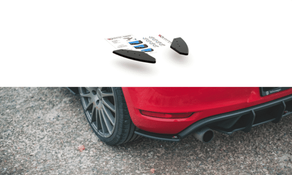 MAXTON DESIGN - Racing Durability Bočné difúzory zadného náraznika Volkswagen Golf GTI Mk6 , Black