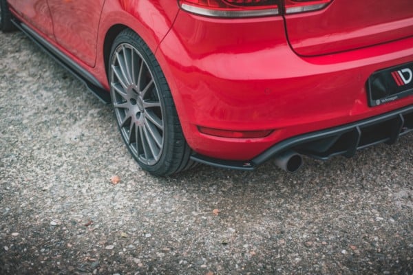 MAXTON DESIGN - Racing Durability Bočné difúzory zadného náraznika Volkswagen Golf GTI Mk6 , Black – Obrázok 3