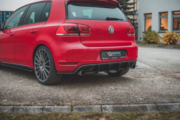 MAXTON DESIGN - Racing Durability Bočné difúzory zadného náraznika Volkswagen Golf GTI Mk6 , Black – Obrázok 4