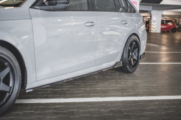 MAXTON DESIGN - Lišty pod prahy + Splitre V.2 Skoda Octavia RS Mk4 , Čierny lesk – Obrázok 2