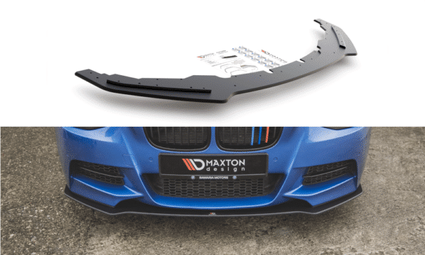 MAXTON DESIGN - Racing Durability Spoiler pod Predný náraznik vhodné pre BMW M135i F20 , Black