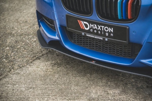 MAXTON DESIGN - Racing Durability Spoiler pod Predný náraznik vhodné pre BMW M135i F20 , Black – Obrázok 5