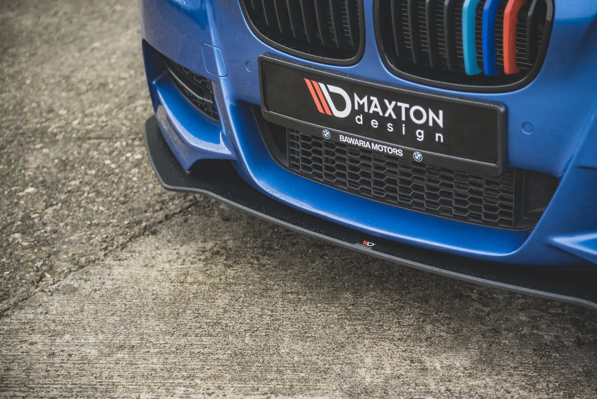 MAXTON DESIGN - Racing Durability Spoiler pod Predný náraznik vhodné pre BMW M135i F20 , Black – Obrázok 5