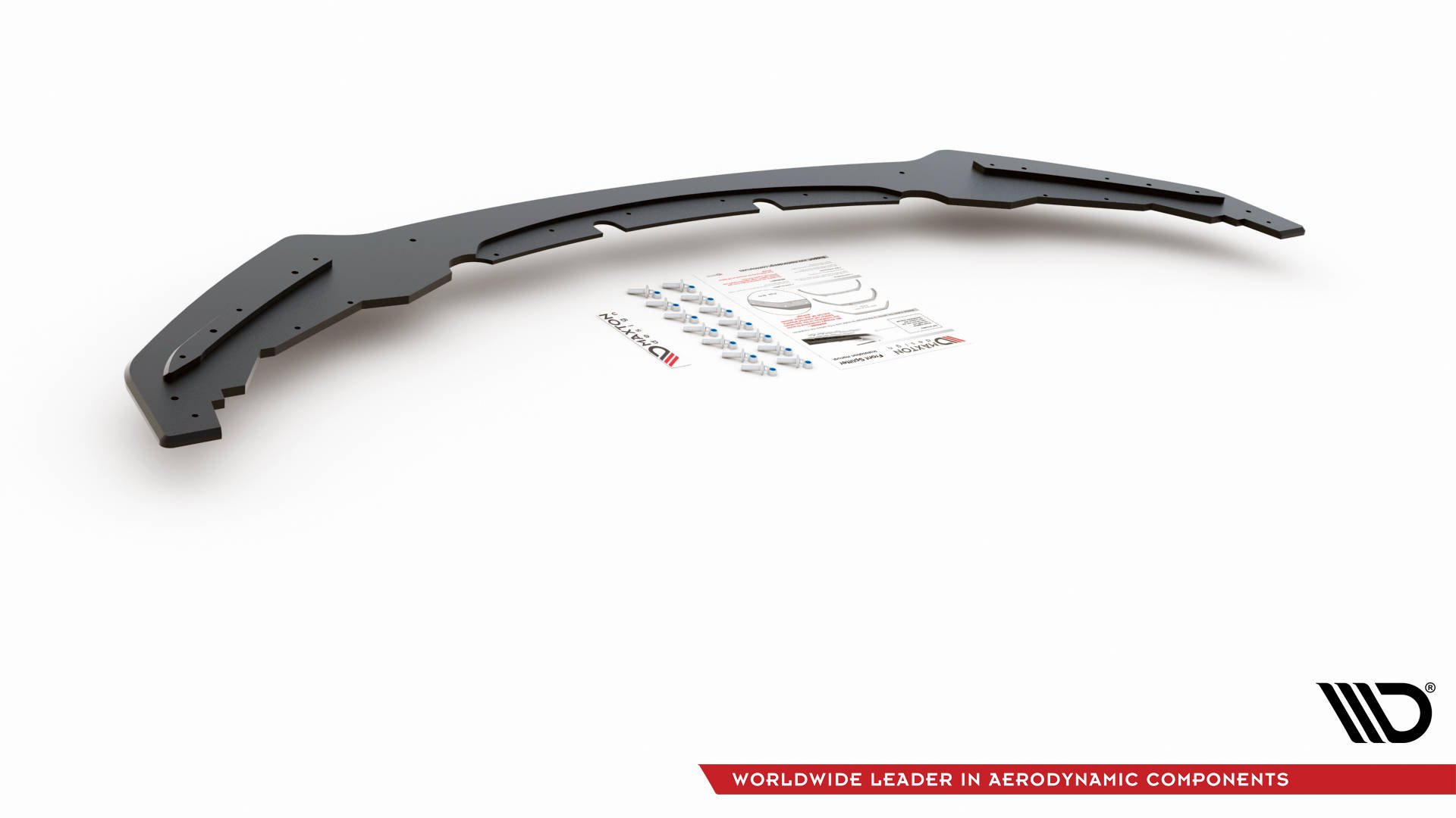 MAXTON DESIGN - Racing Durability Spoiler pod Predný náraznik vhodné pre BMW M135i F20 , Black – Obrázok 7