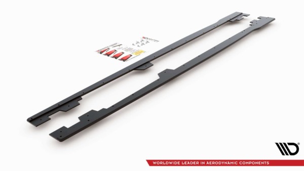 MAXTON DESIGN - Racing Durability Lišty pod prahy vhodné pre BMW 1 F21 M135i / M140i / M-Pack , Black – Obrázok 7