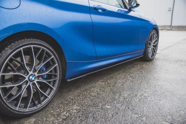 MAXTON DESIGN - Racing Durability Lišty pod prahy vhodné pre BMW 1 F21 M135i / M140i / M-Pack , Black – Obrázok 4