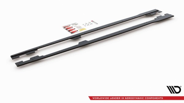MAXTON DESIGN - Racing Durability Lišty pod prahy vhodné pre BMW 1 F21 M135i / M140i / M-Pack , Black – Obrázok 6