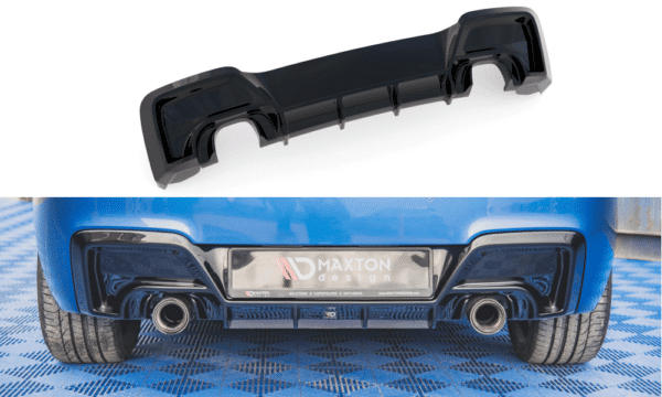 MAXTON DESIGN - Difúzor zadného náraznika vhodné pre BMW M135i F20 ,
Čierny lesk
,