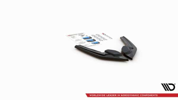 MAXTON DESIGN - Bočné difúzory zadného náraznika V.2 vhodné pre BMW M135i F20 , Čierny lesk , – Obrázok 7