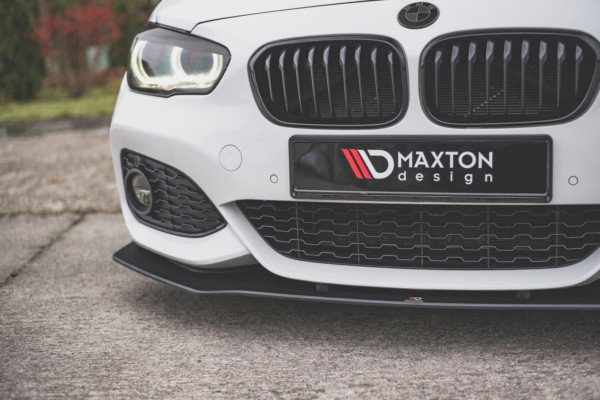 MAXTON DESIGN - Racing Durability Spoiler pod Predný náraznik V.3 for vhodné pre BMW 1 F20 M-Pack Facelift / M140i , Black – Obrázok 3
