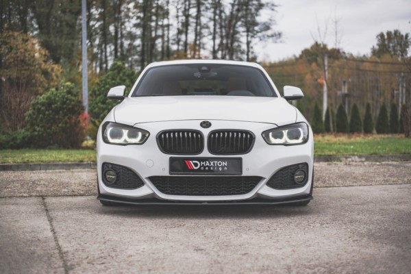 MAXTON DESIGN - Racing Durability Spoiler pod Predný náraznik V.3 for vhodné pre BMW 1 F20 M-Pack Facelift / M140i , Black – Obrázok 4