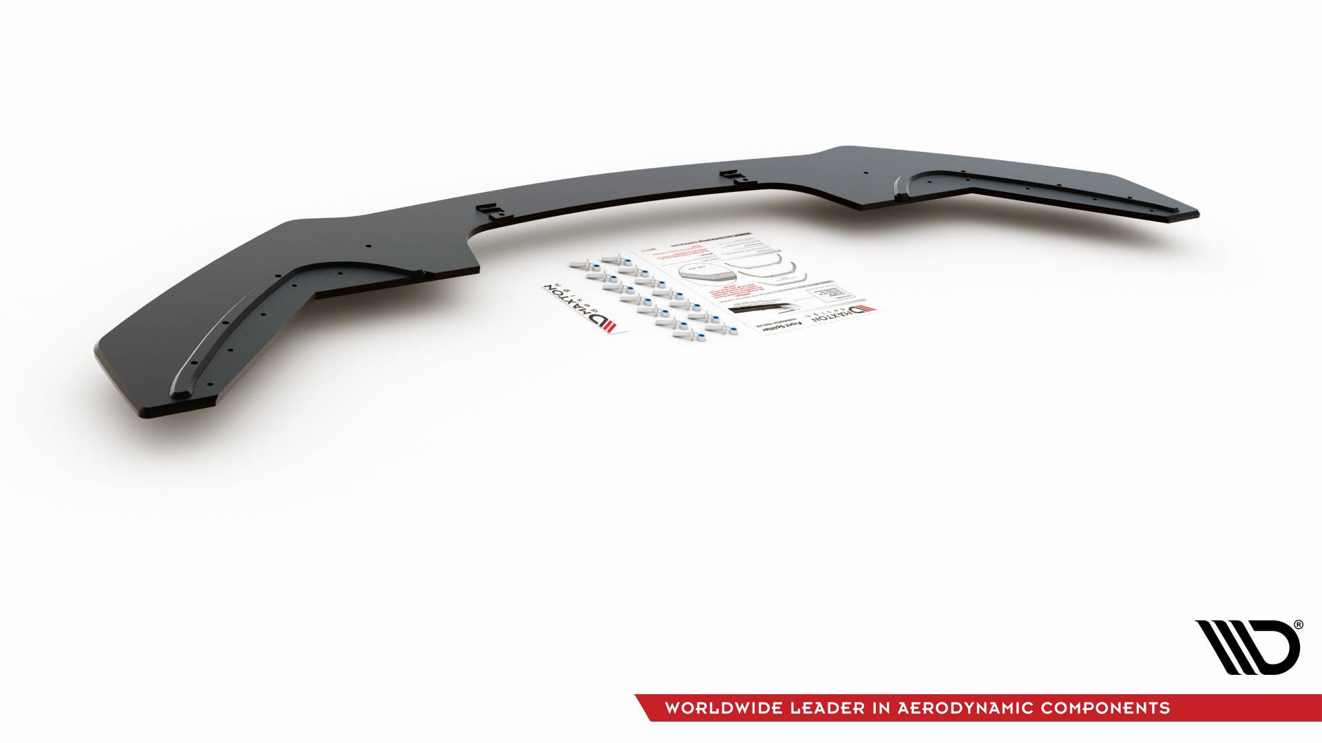 MAXTON DESIGN - Racing Durability Spoiler pod Predný náraznik V.3 for vhodné pre BMW 1 F20 M-Pack Facelift / M140i , Black – Obrázok 7