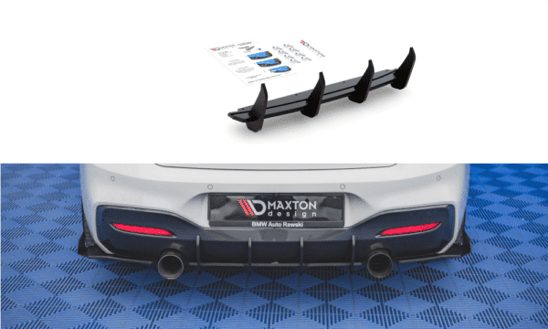 MAXTON DESIGN - Racing Durability Zadný difúzor V.3 vhodné pre BMW M140i ,