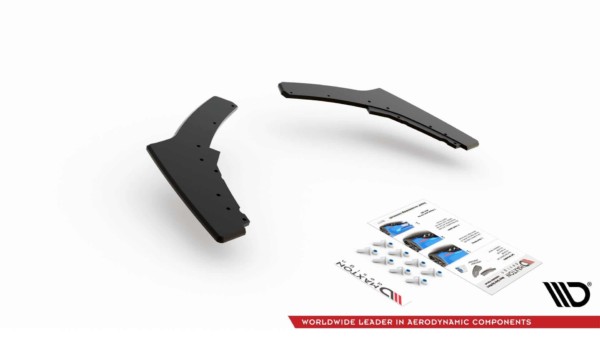 MAXTON DESIGN - Racing Durability Bočné difúzory zadného náraznika V.2 for vhodné pre BMW 1 F20 M-Pack Facelift / M140i , Black – Obrázok 6