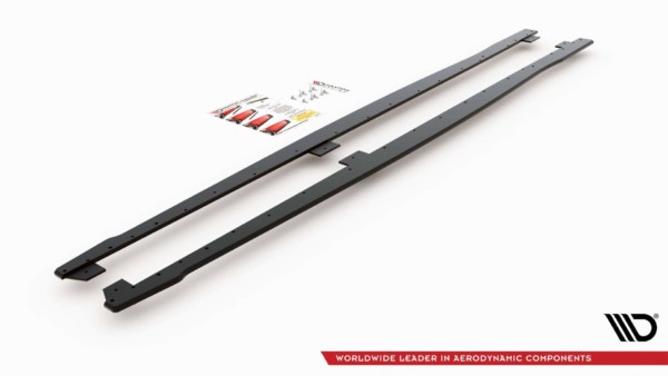 MAXTON DESIGN - Racing Durability Lišty pod prahy V.2 vhodné pre BMW 1 F20 M135i / M140i / M-Pack , Black – Obrázok 7