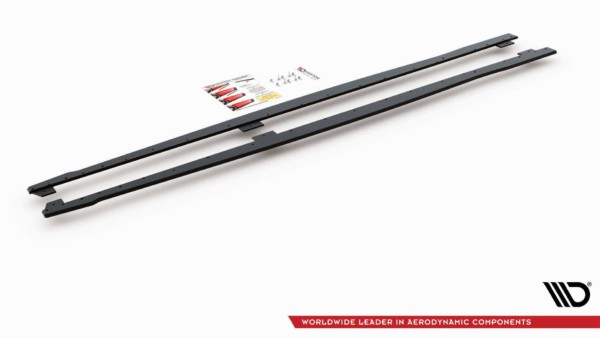 MAXTON DESIGN - Racing Durability Lišty pod prahy V.2 vhodné pre BMW 1 F20 M135i / M140i / M-Pack , Black – Obrázok 6
