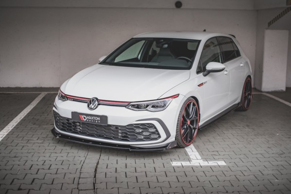 MAXTON DESIGN - Spoiler pod Predný náraznik + Splitre V.3 Volkswagen Golf 8 GTI , Čierny lesk
Plus – Obrázok 2