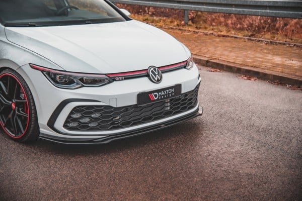 MAXTON DESIGN - Spoiler pod Predný náraznik V.4 Volkswagen Golf 8 GTI , Čierny lesk – Obrázok 2