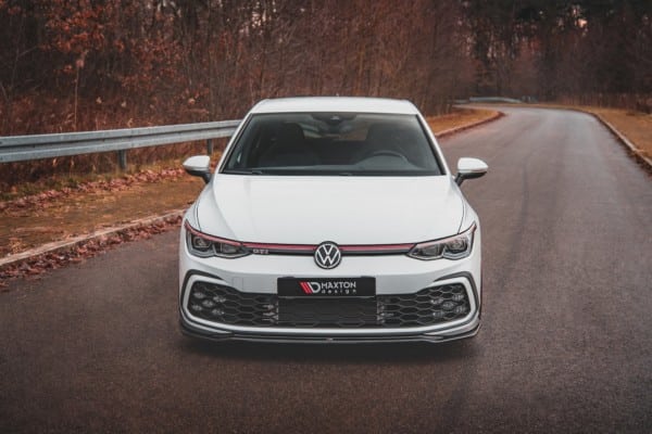 MAXTON DESIGN - Spoiler pod Predný náraznik V.4 Volkswagen Golf 8 GTI , Čierny lesk – Obrázok 3