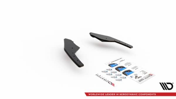 MAXTON DESIGN - Racing Durability Bočné difúzory zadného náraznika Volkswagen Golf 8 GTI , Black – Obrázok 6