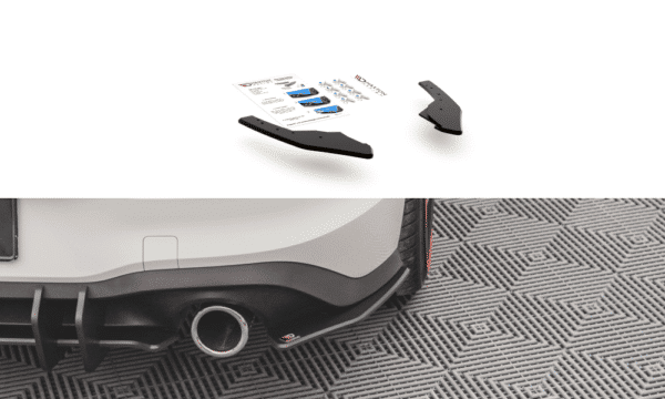 MAXTON DESIGN - Racing Durability Bočné difúzory zadného náraznika Volkswagen Golf 8 GTI , Black