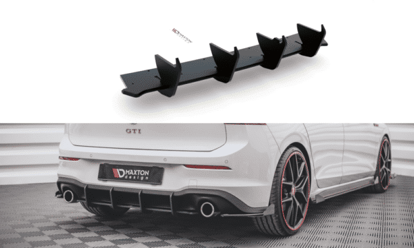 MAXTON DESIGN - Racing Durability Zadný difúzor V.1 Volkswagen Golf 8 GTI ,