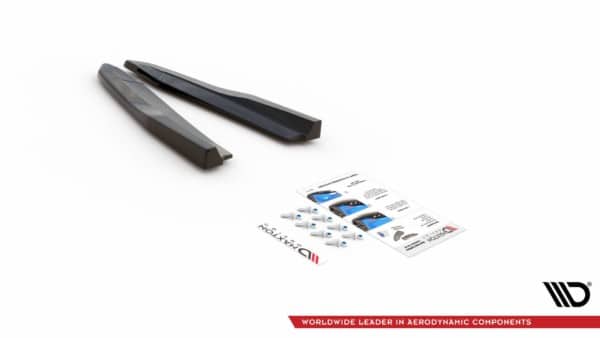 MAXTON DESIGN - Bočné difúzory zadného náraznika V.3 Skoda Octavia RS Mk4 , Čierny lesk , – Obrázok 4