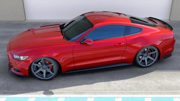 MAXTON DESIGN - Predlženie spoilera  Ford Mustang / Mustang GT Mk6 , Čierny lesk Čierny lesk – Obrázok 4