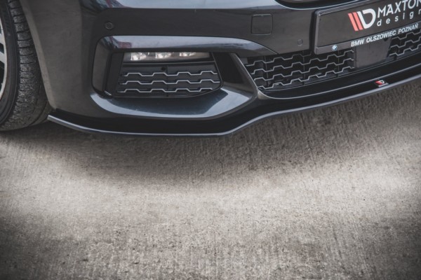 MAXTON DESIGN - Spoiler pod Predný náraznik V.1 for vhodné pre BMW 7 M-Pack G11 , Čierny lesk – Obrázok 4