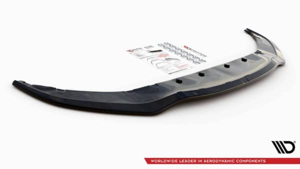 MAXTON DESIGN - Spoiler pod Predný náraznik V.1 for vhodné pre BMW 7 M-Pack G11 , Čierny lesk – Obrázok 5