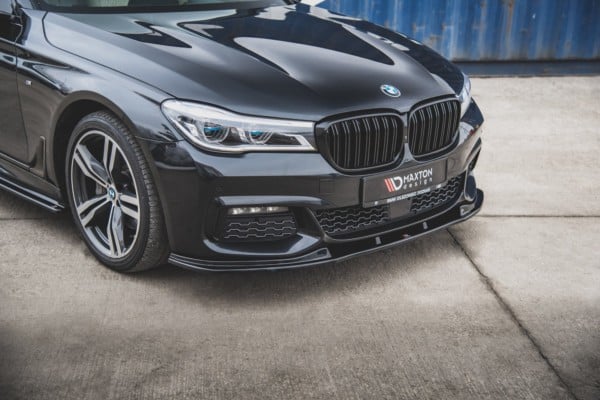 MAXTON DESIGN - Spoiler pod Predný náraznik   V.2 for vhodné pre BMW 7 M-Pack G11 , Čierny lesk 


, – Obrázok 4