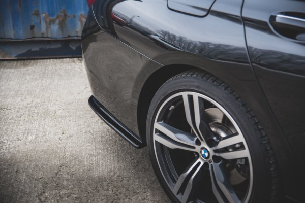 MAXTON DESIGN - Stredový spoiler pod zadný náraznik for vhodné pre BMW 7 M-Pack G11 , Čierny lesk – Obrázok 2