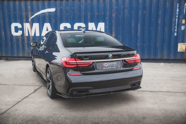 MAXTON DESIGN - Stredový spoiler pod zadný náraznik for vhodné pre BMW 7 M-Pack G11 , Čierny lesk – Obrázok 4