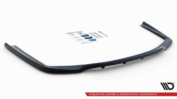 MAXTON DESIGN - Stredový spoiler pod zadný náraznik (with vertical bars) for vhodné pre BMW 7 M-Pack G11 , Čierny lesk – Obrázok 5