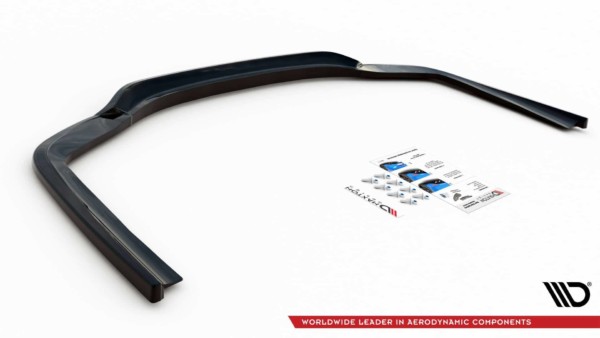 MAXTON DESIGN - Stredový spoiler pod zadný náraznik (with vertical bars) for vhodné pre BMW 7 M-Pack G11 , Čierny lesk – Obrázok 6
