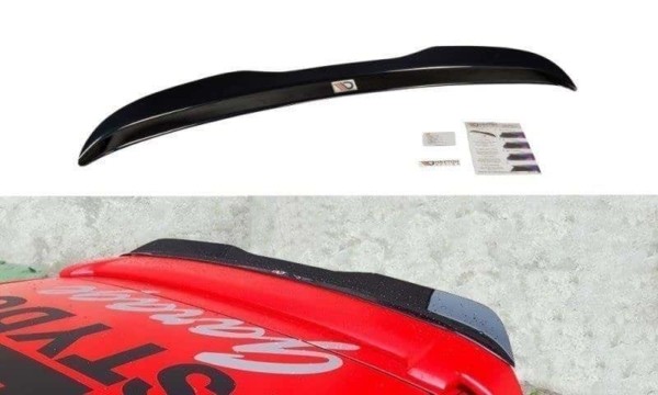 MAXTON DESIGN - Predlženie spoilera  HONDA JAZZ MK1 , Čierny lesk