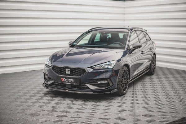 MAXTON DESIGN - Spoiler pod Predný náraznik   V.3 Seat Leon FR Mk4 , Čierny lesk – Obrázok 2