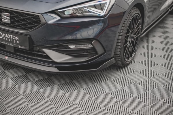 MAXTON DESIGN - Spoiler pod Predný náraznik   V.3 Seat Leon FR Mk4 , Čierny lesk – Obrázok 3
