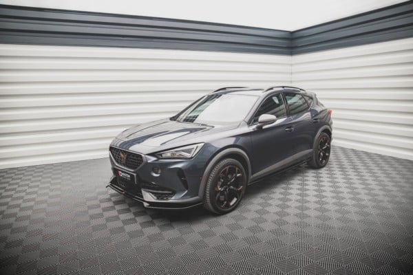 MAXTON DESIGN - Spoiler pod Predný náraznik   V.3 Cupra Formentor , Čierny lesk – Obrázok 3