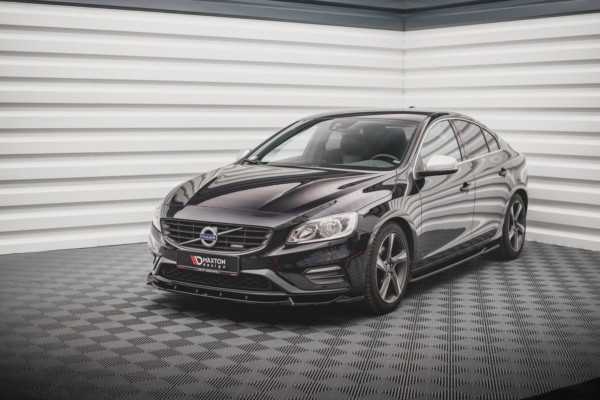 MAXTON DESIGN - Spoiler pod Predný náraznik   V.1 Volvo S60 R-Design Mk2 , Čierny lesk 


, – Obrázok 3