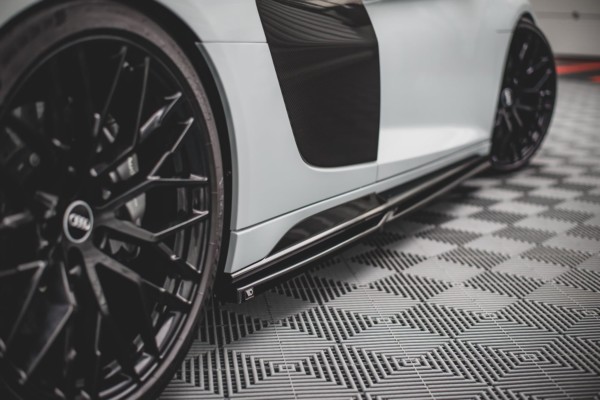 MAXTON DESIGN - Lišty pod prahy Audi R8 Mk2 Facelift , Čierny lesk – Obrázok 4