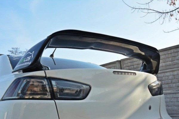 MAXTON DESIGN - Predlženie spoilera  Mitsubishi Lancer Evo X , Čierny lesk – Obrázok 2