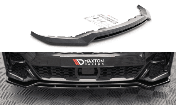 MAXTON DESIGN - Spoiler pod Predný náraznik   V.1 vhodné pre BMW X7 M G07 , 
Čierny lesk