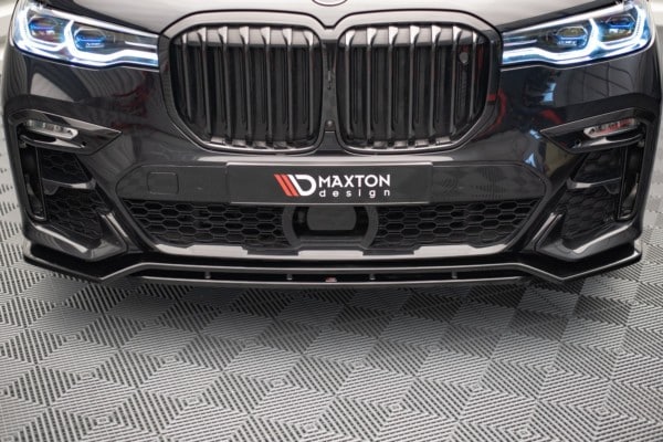 MAXTON DESIGN - Spoiler pod Predný náraznik   V.1 vhodné pre BMW X7 M G07 , 
Čierny lesk – Obrázok 3