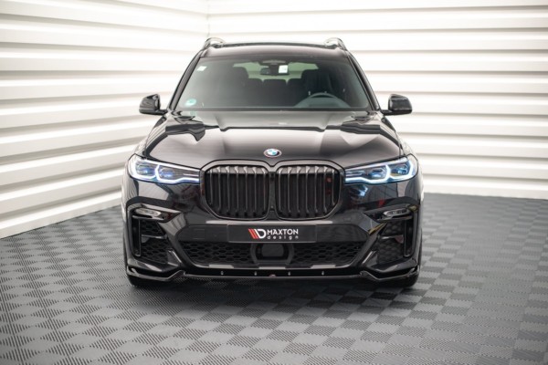 MAXTON DESIGN - Spoiler pod Predný náraznik V.2 vhodné pre BMW X7 M G07 , Čierny lesk
, – Obrázok 2
