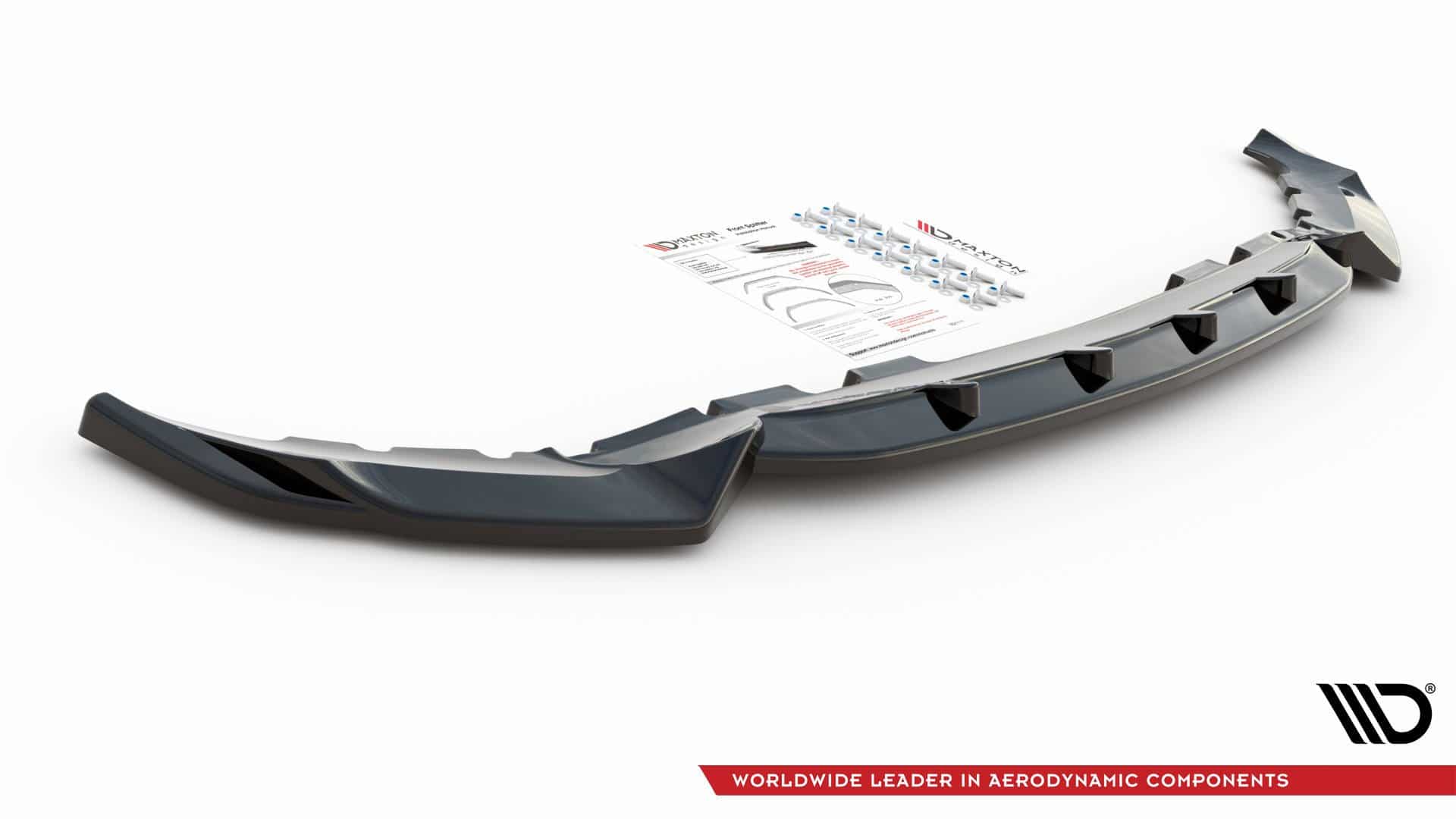 MAXTON DESIGN - Spoiler pod Predný náraznik V.2 vhodné pre BMW X7 M G07 , Čierny lesk
, – Obrázok 4