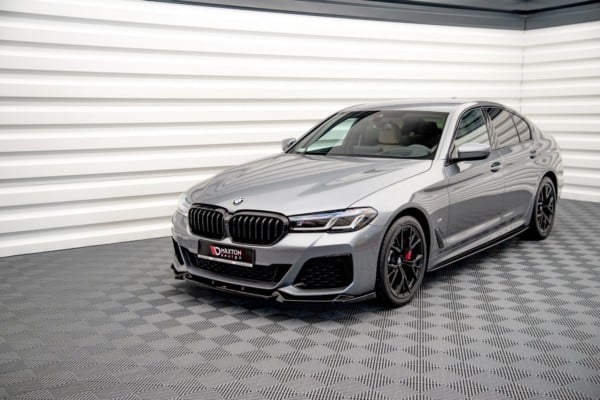 MAXTON DESIGN - Spoiler pod Predný náraznik V.1 vhodné pre BMW 5 G30 Facelift M-Pack , Čierny lesk – Obrázok 2