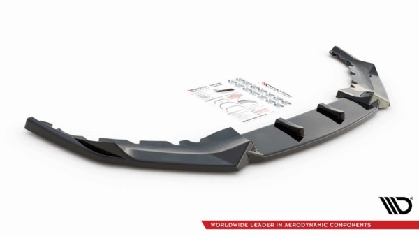 MAXTON DESIGN - Spoiler pod Predný náraznik V.1 vhodné pre BMW 5 G30 Facelift M-Pack , Čierny lesk – Obrázok 4