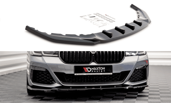 MAXTON DESIGN - Spoiler pod Predný náraznik   V.2 vhodné pre BMW 5 G30 Facelift M-Pack , Čierny lesk 


,